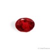 Spinelle rouge, taillé facetté, 0,74 carats