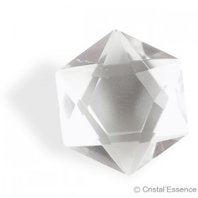 Cristal de roche, sceau de Salomon (étoile de David)