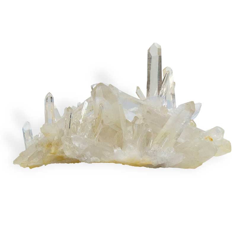 Cristal de roche d'Arkansas, groupe de cristaux, 604 g