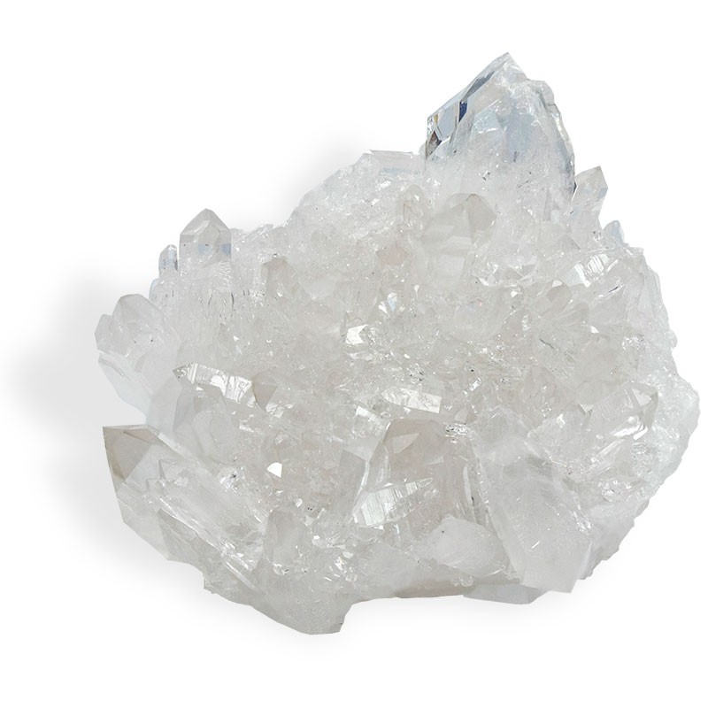 Groupe Cristaux Cristal de roche du Brésil de 483 g pour harmoniser un lieu