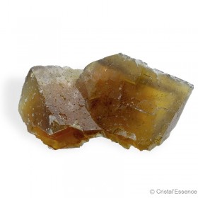 Fluorite jaune de l'Aveyron, cristal A, 213 g