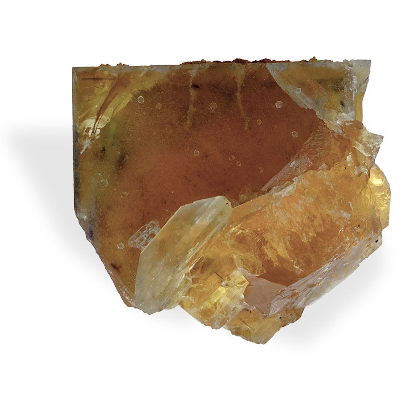 Cristal Fluorite jaune de l'Aveyron pour donner de la clarté aux idées des intellectuels