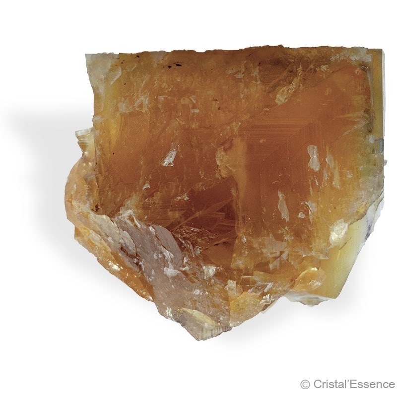 Fluorite jaune de l'Aveyron, cristal