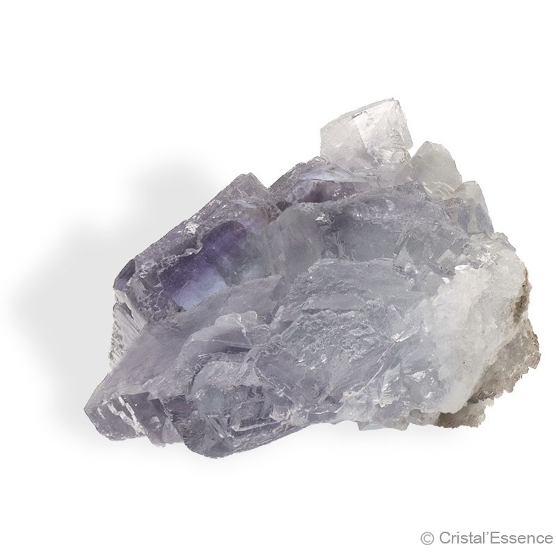 Fluorite bleue, petit groupe de cristaux 72 g