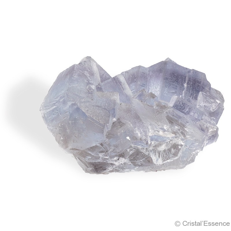 Fluorite bleue, petit groupe de cristaux 97 g