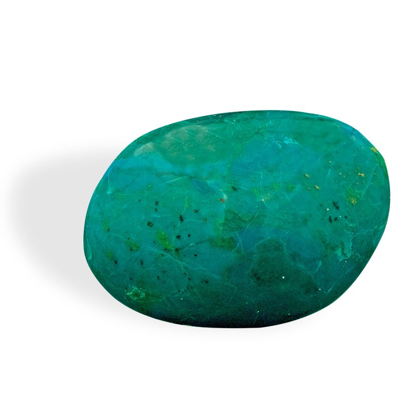 Galet Chrysocolle, qualité AAA, pour l'harmonisation