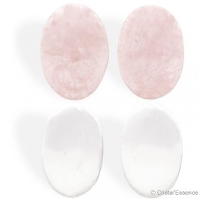 Cristal de roche et Quartz rose, Relax-œil ®