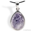 Tiffany (tiffany stone) cabochon, pendentif argent