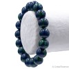 Azurite-malachite, bracelet perles de 10 mm