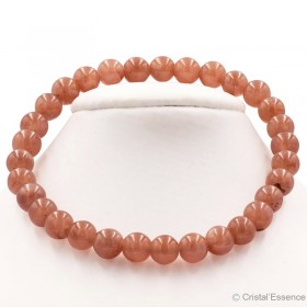 Rhodochrosite, bracelet perles rondes de 6 ou 8 mn