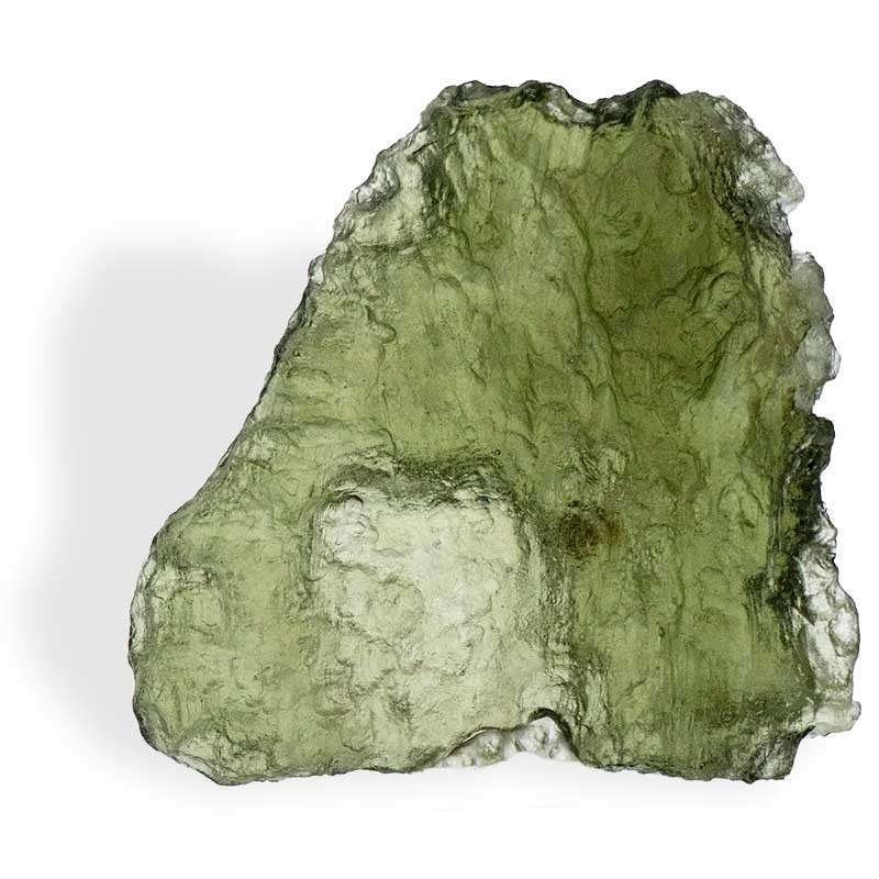 Moldavite specimen brut entier, pièce unique