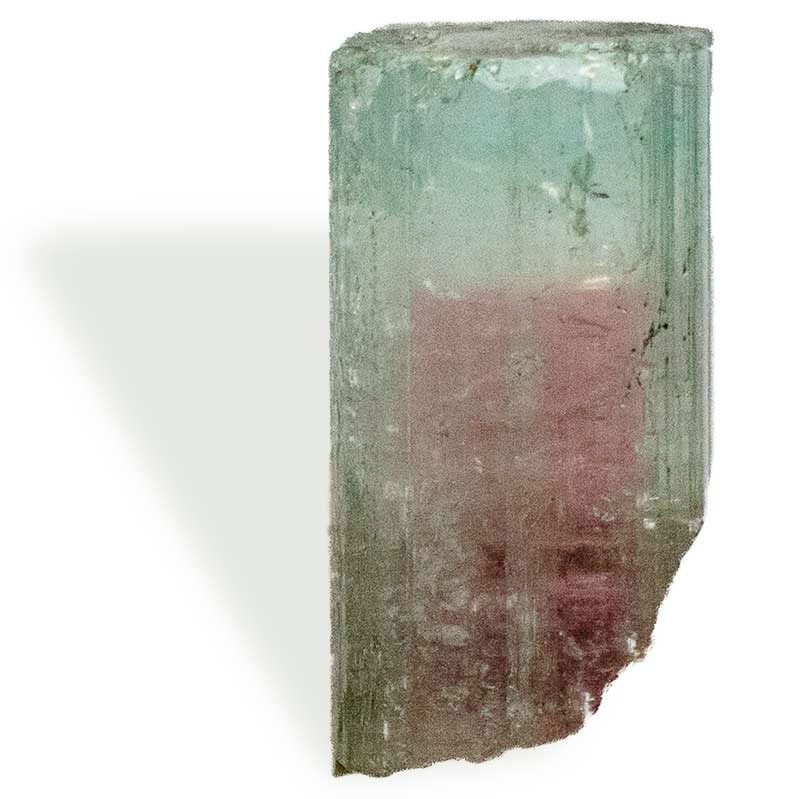 Pierre Tourmaline melon d'eau, cristal 10,66 carats, pour la relation d'aide