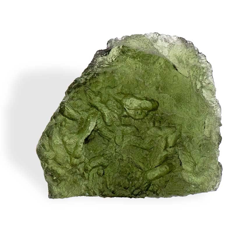 Moldavite brut, spécimen entier 7,94 g