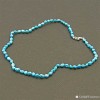 Turquoise naturelle "Sleeping Beauty", collier baroque petites perles, qualité AAA