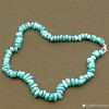 Turquoise naturelle "Sleeping Beauty", collier baroque, qualité AAA