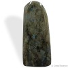 Bloc poli Labradorite, reflets bleus, 640 g, pièce unique, pierre dédiée aux thérapeutes.
