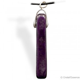 Sugilite plaque, pendentif attache, 27 g