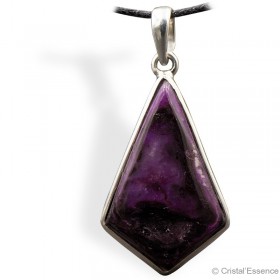 Sugilite pendentif argent