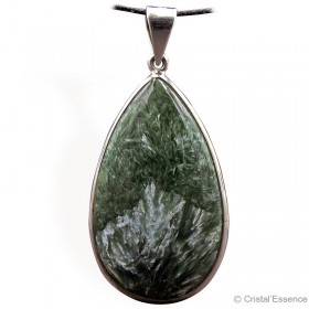 Séraphinite pendentif argent