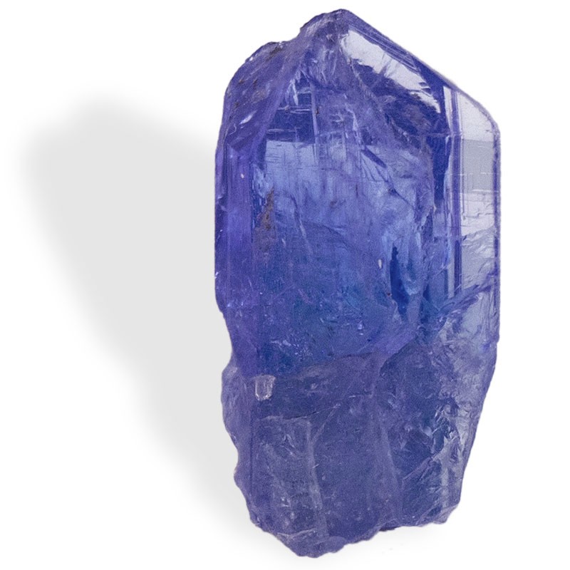 Cristal entier de Tanzanite exceptionnel à l'énergie douce et subtile, pour calmer l'activité du mental
