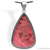 Thulite de Norvège, pendentif argent