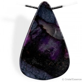 Sugilite pendentif percé, 18 g