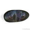 Obsidienne double cœur