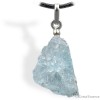 Aigue-Marine, brut en pendentif
