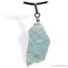 Aigue-Marine, brut en pendentif