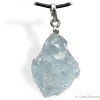 Aigue-Marine, brut en pendentif
