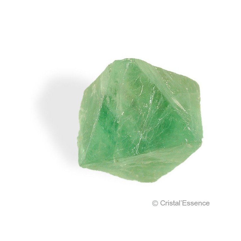 Pierre Fluorite verte intense, cristal pour favoriser la circulation des émotions