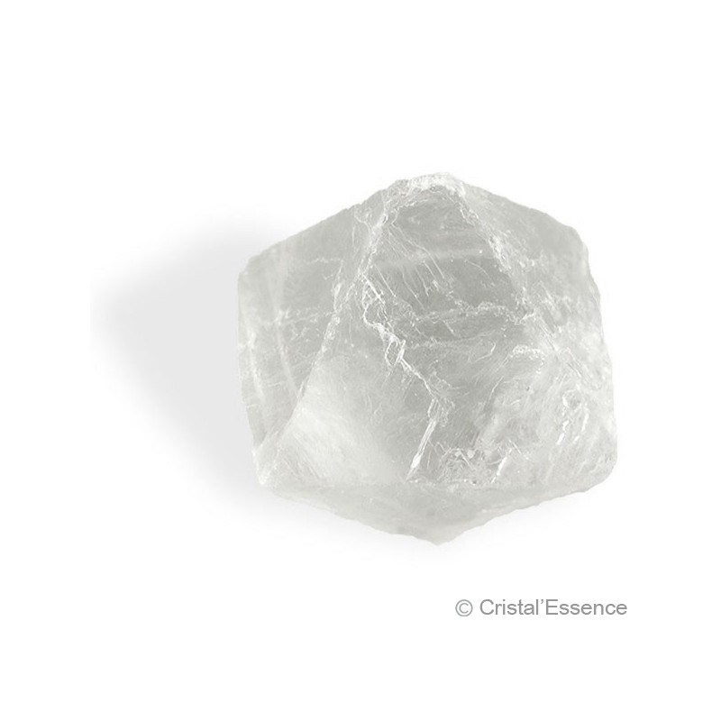 Pierre Fluorite transparente blanche, cristal pour apporter de la clarté à tous les niveaux