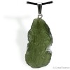 Moldavite brut, pendentif attache