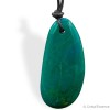 Pendentif Chrysocolle roulé, percée, pour harmoniser son environnement