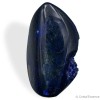 Azurite cristallisée polie