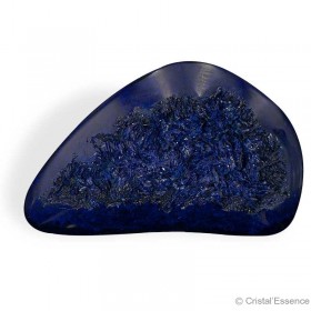 Pierre Azurite cristallisée forme polie 75 g pour la focalisation du mental