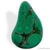 Malachite plaque plate