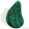 Malachite en forme de plaque plate