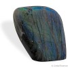 Labradorite, bloc poli, reflets bleus et verts, 473 g