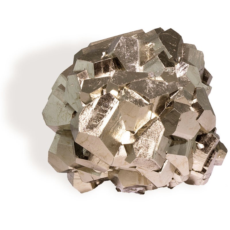 Groupe de cristaux de Pyrite