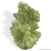 Moldavite de Besednice, spécimen entier brut, très rare
