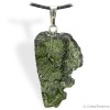 Moldavite spécimen entier en pendentif