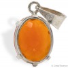 Opale de Feu taillée, pendentif