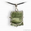 La Moldavite , en pendentif argent