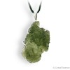 Moldavite de Nesmen Forest, pendentif argent, très rare, 4,04 g