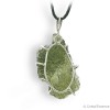 Moldavite de Nesmen Forest, pendentif argent, très rare, 4,04 g