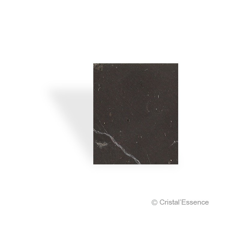 Pierre Shungite, pastille rectangulaire pour tablette, contre les ondes électromagnétiques