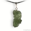 Moldavite authentique naturelle en pendentif