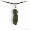 Moldavite authentique en pendentif