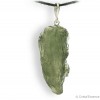 Moldavite en pendentif attache argent